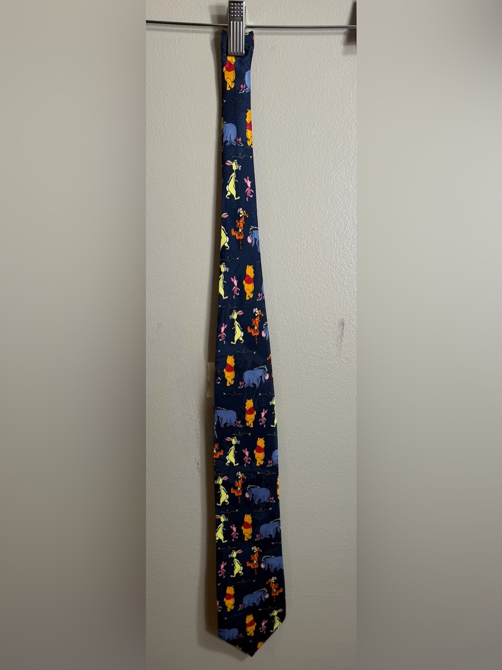 Disney Winnie the Pooh Character Tie Novelty Silk Necktie Tigger Piglet Eeyore